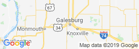 Galesburg map